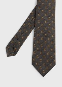 Paul Stuart Printed Silk Belts and Bits Tie, thumbnail 1