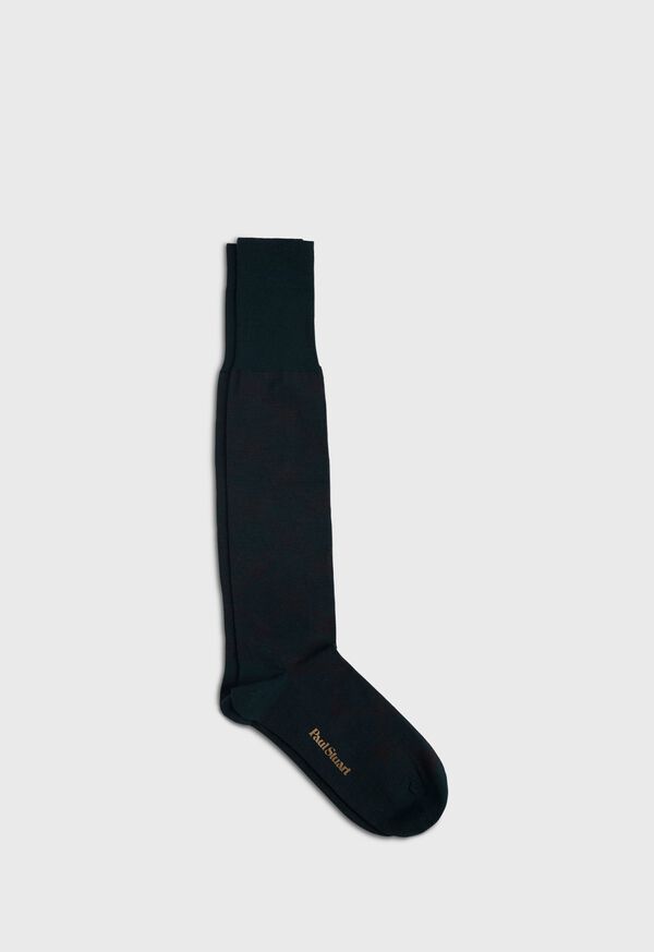 Paul Stuart Wool Blend Diagonal Plaid Sock, image 1