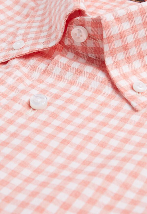 Paul Stuart Flannel Gingham Sport Shirt, image 2