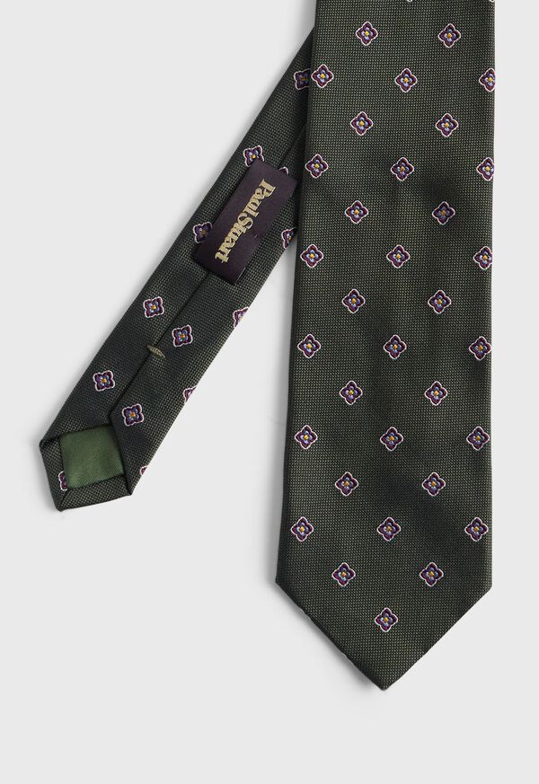 Paul Stuart Woven Silk Medallion Tie, image 1