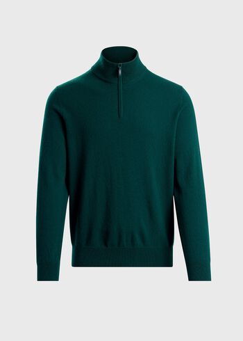 Paul Stuart Essential Cashmere Quarter Zip Sweater