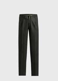 Paul Stuart Wool Flannel Drawstring Pant, thumbnail 1