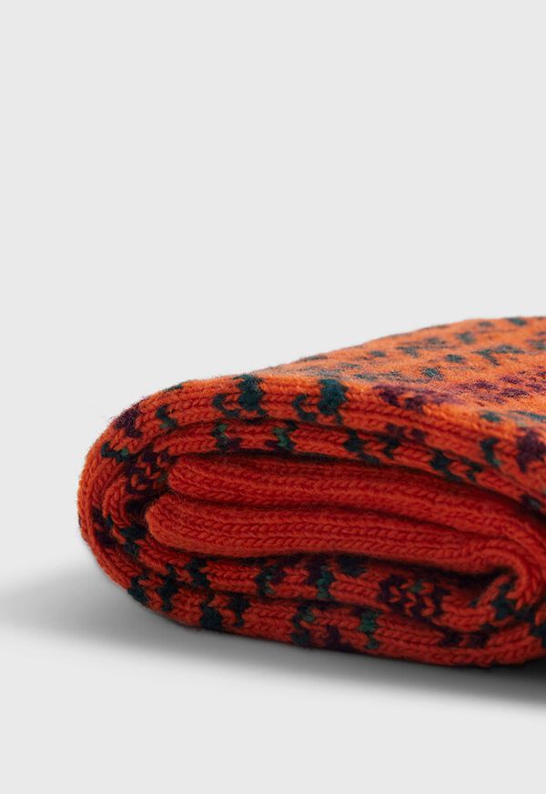 Paul Stuart Fair Isle Boot Sock, image 2