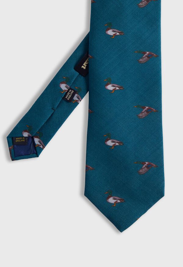 Paul Stuart Printed Wool Mallard Tie, image 1