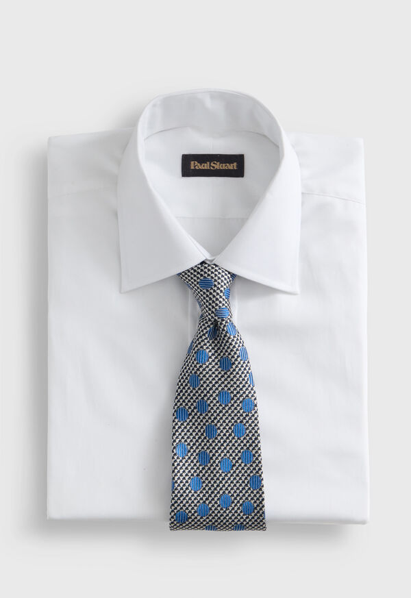Paul Stuart Circle and Houndstooth Silk Tie, image 2