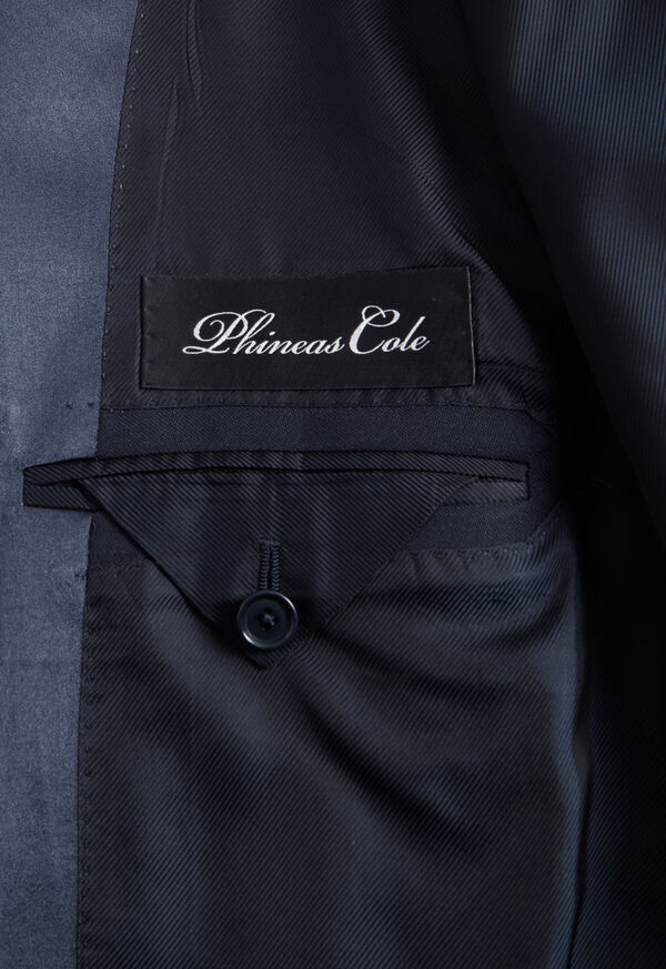 Paul Stuart Double Breasted Satin Shawl Lapel Tuxedo, image 6