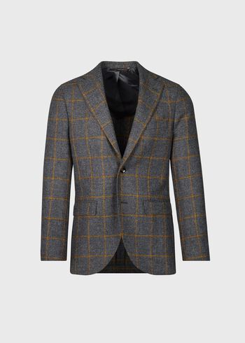 Paul Stuart Wool Windowpane Jacket