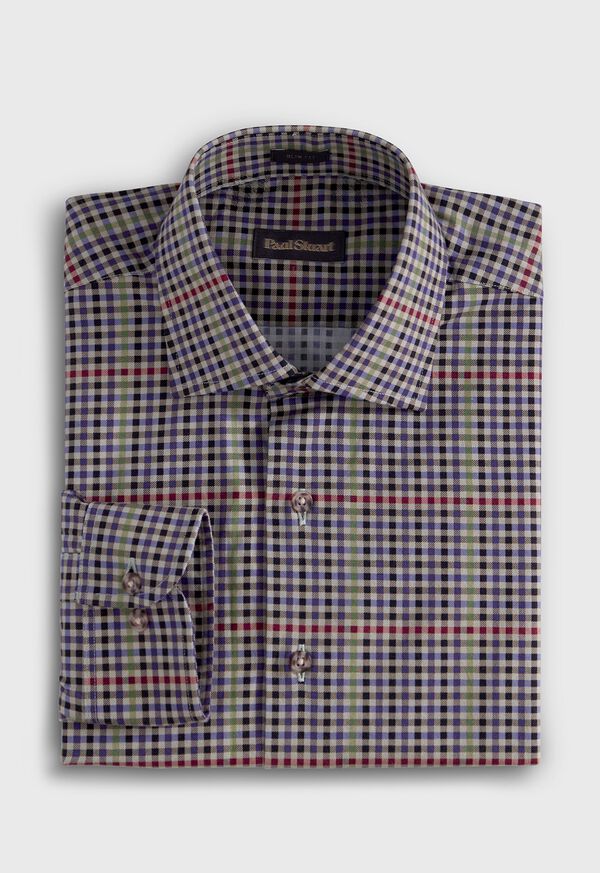 Paul Stuart Multicolor Check Sport Shirt, image 1