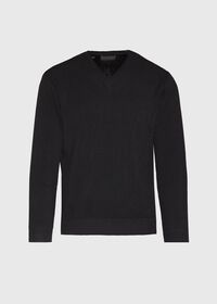 Paul Stuart Classic Alpaca Links V-Neck Sweater, thumbnail 1