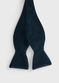 Paul Stuart Blunt Edge Cotton Velvet Bow Tie, thumbnail 3