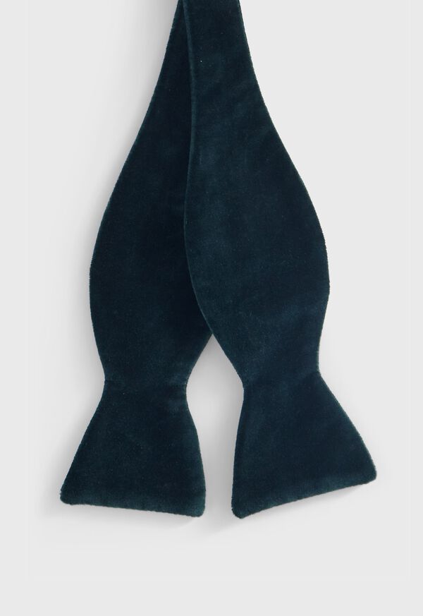 Paul Stuart Blunt Edge Cotton Velvet Bow Tie, image 3