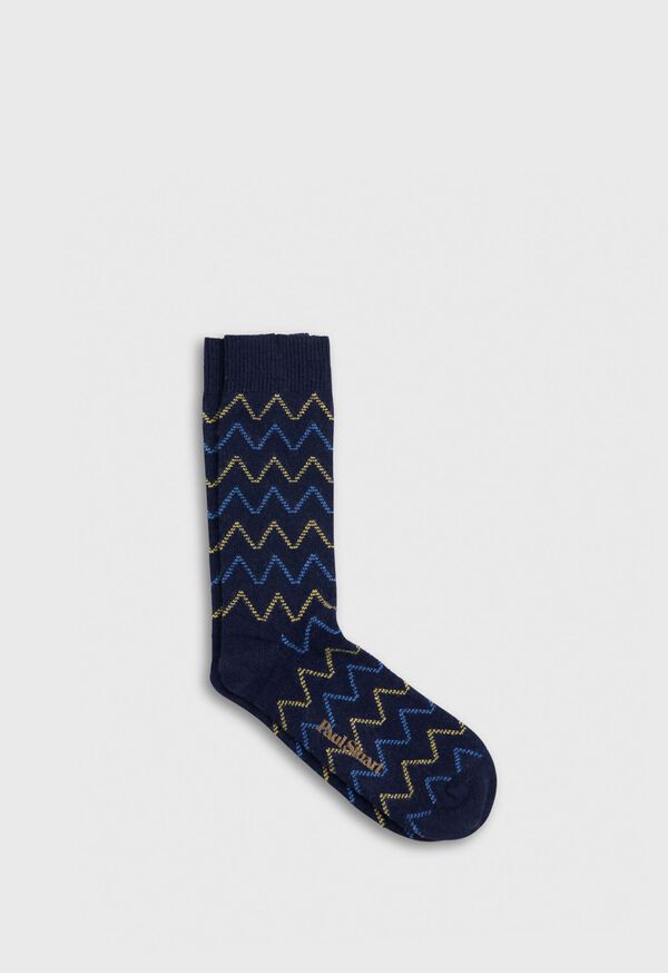 Paul Stuart Zig Zag Sock, image 1