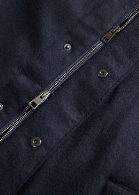 Paul Stuart Cashmere Coat with Faux Fur Collar, thumbnail 3