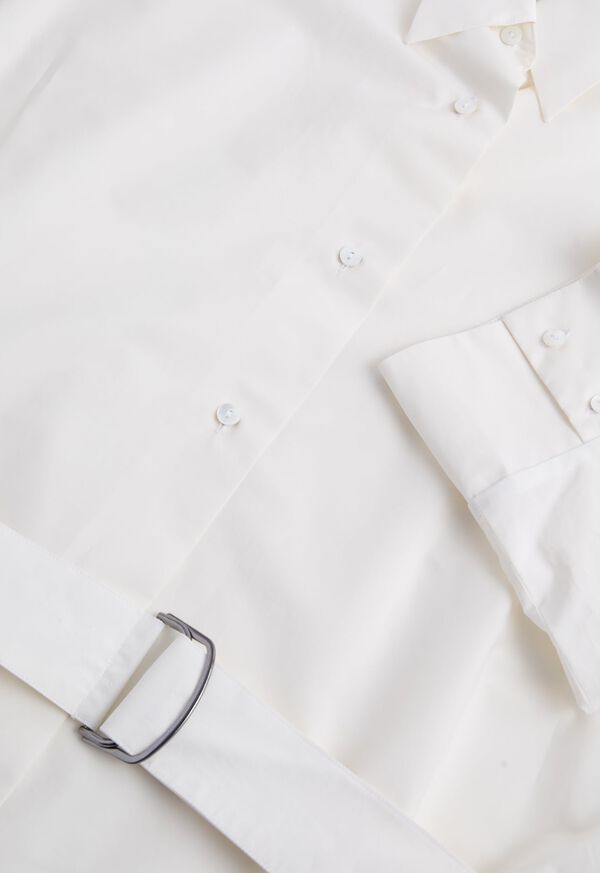 Wome's Clothing - Belted Shirt Dress - Paul Stuart