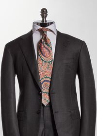 Paul Stuart Silk Floral Paisley Tie, thumbnail 4