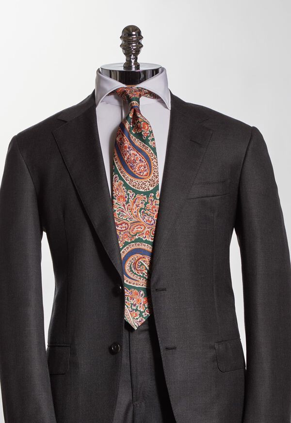 Paul Stuart Silk Floral Paisley Tie, image 4