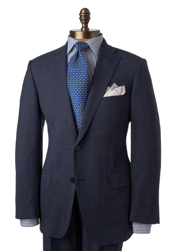 Paul Stuart Plaid Super 150s Wool Suit, image 1