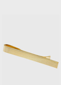 Paul Stuart Gold Vermeil Rice Dot Pattern Tie Bar, thumbnail 1