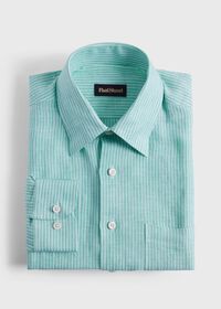 Paul Stuart Linen Pencil Stripe Sport Shirt, thumbnail 1