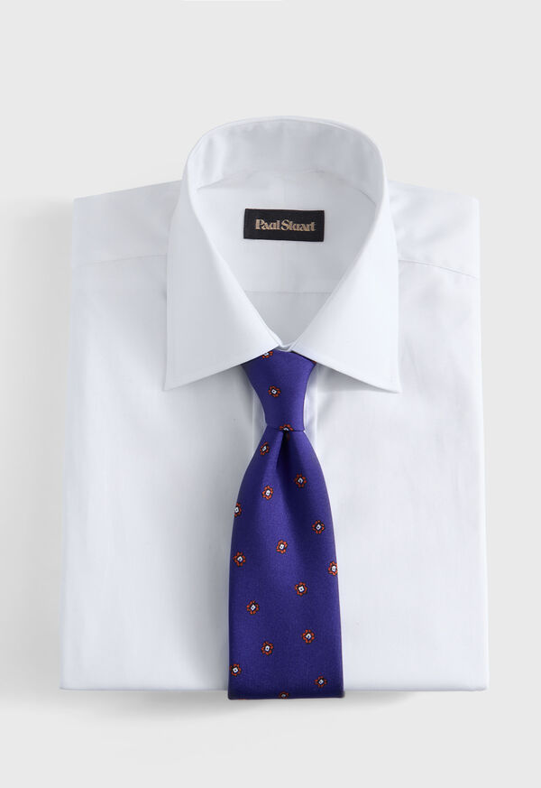 Paul Stuart Silk Floral Medallion Print Tie, image 2