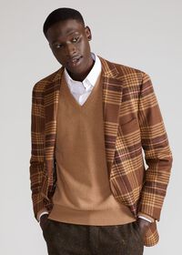 Paul Stuart Soft Shoulder Wool Plaid Jacket, thumbnail 6