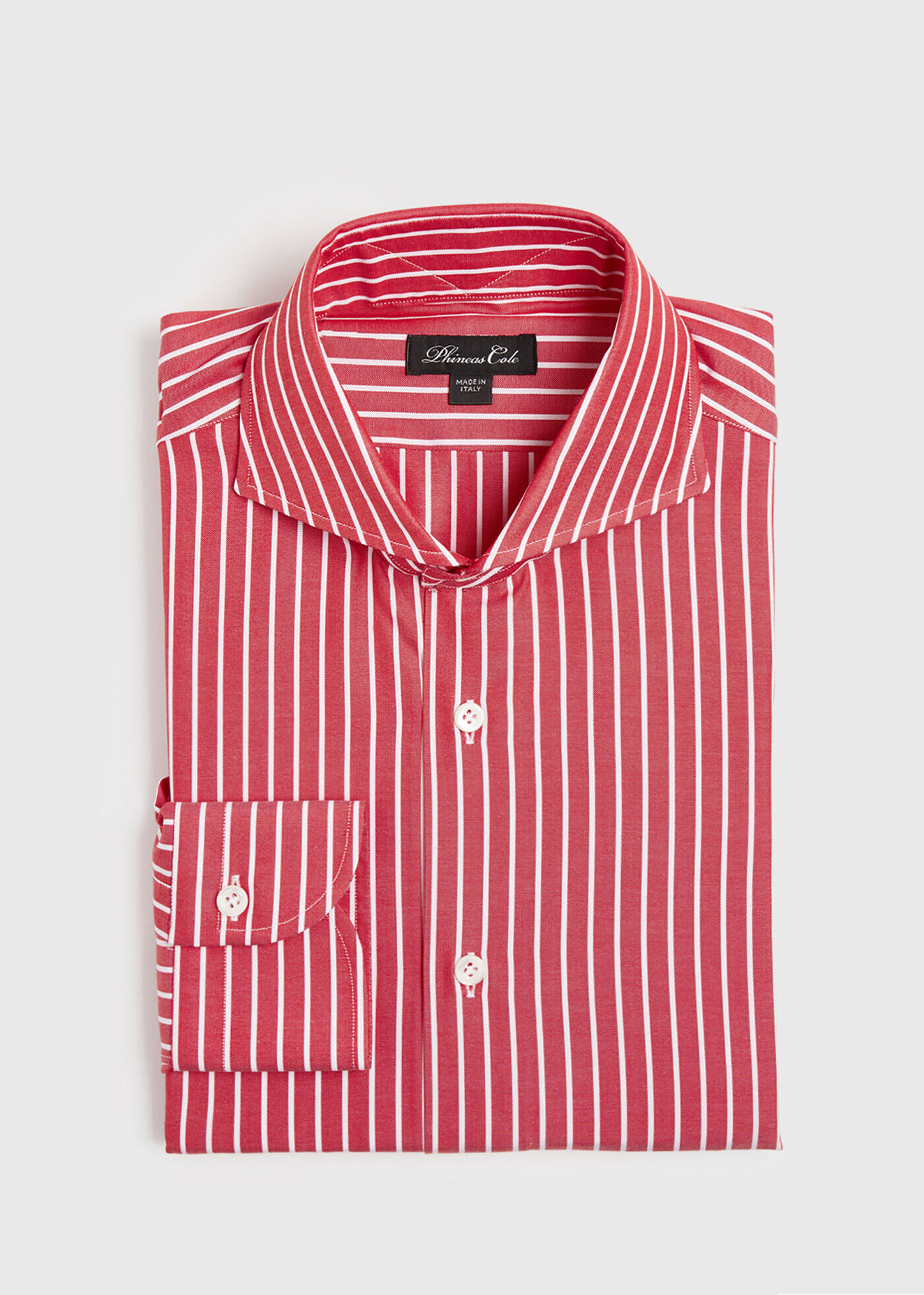 Red and white striped dress shirt new arrivals