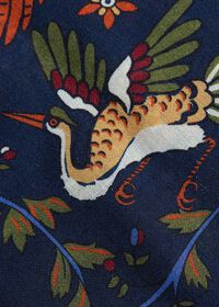 Paul Stuart Woodland Print Pocket Square, thumbnail 3