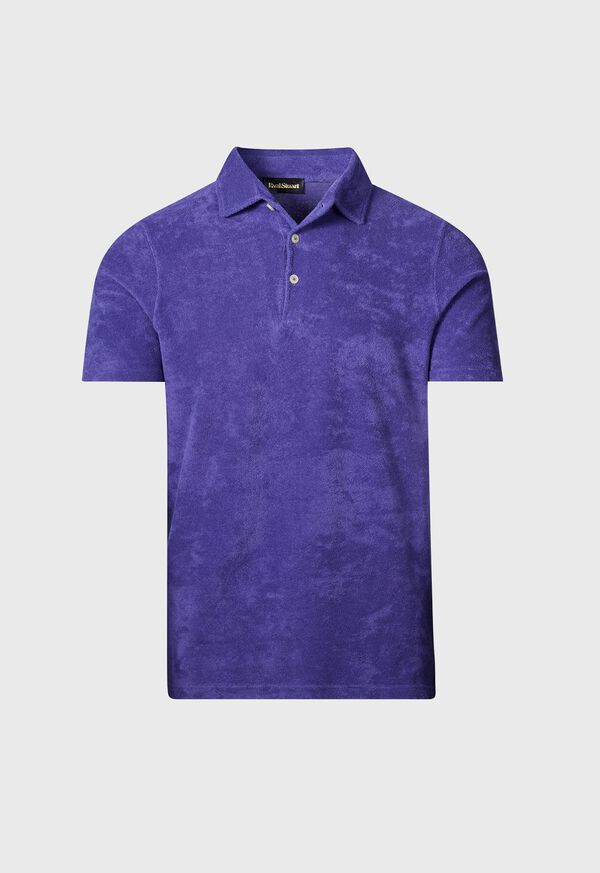 Paul Stuart Terry Cloth Short Sleeve Polo, image 1