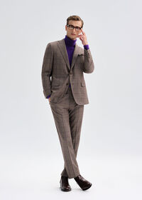 Paul Stuart Super 130s Wool Deco Plaid Suit, thumbnail 2