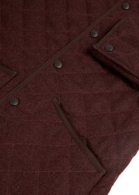 Paul Stuart Quilted Loden Barn Jacket with Corduroy Collar, thumbnail 4