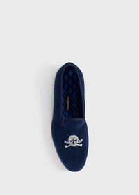 Paul Stuart Tyler Velvet Skull Slip-on, thumbnail 4
