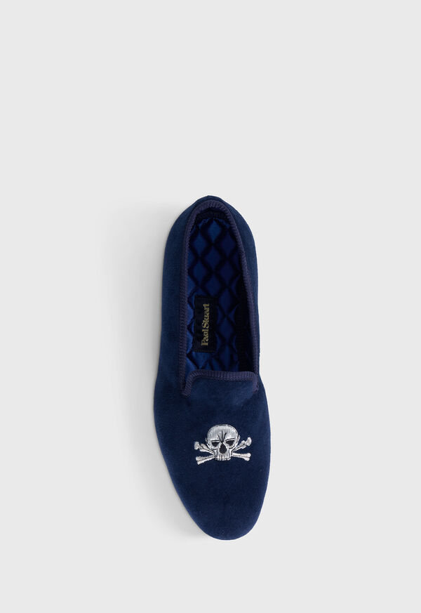 Paul Stuart Tyler Velvet Skull Slip-on, image 4