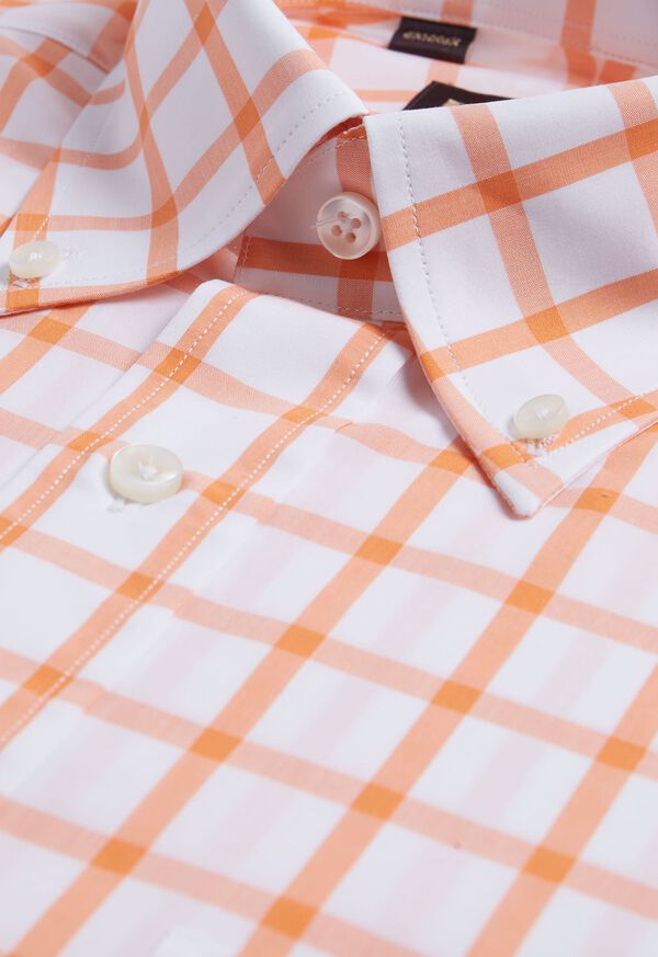 Paul Stuart Oversized Windowpane Cotton Dress Shirt, image 2