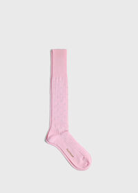 Paul Stuart Ribbed Cotton Dot Dress Sock, thumbnail 1