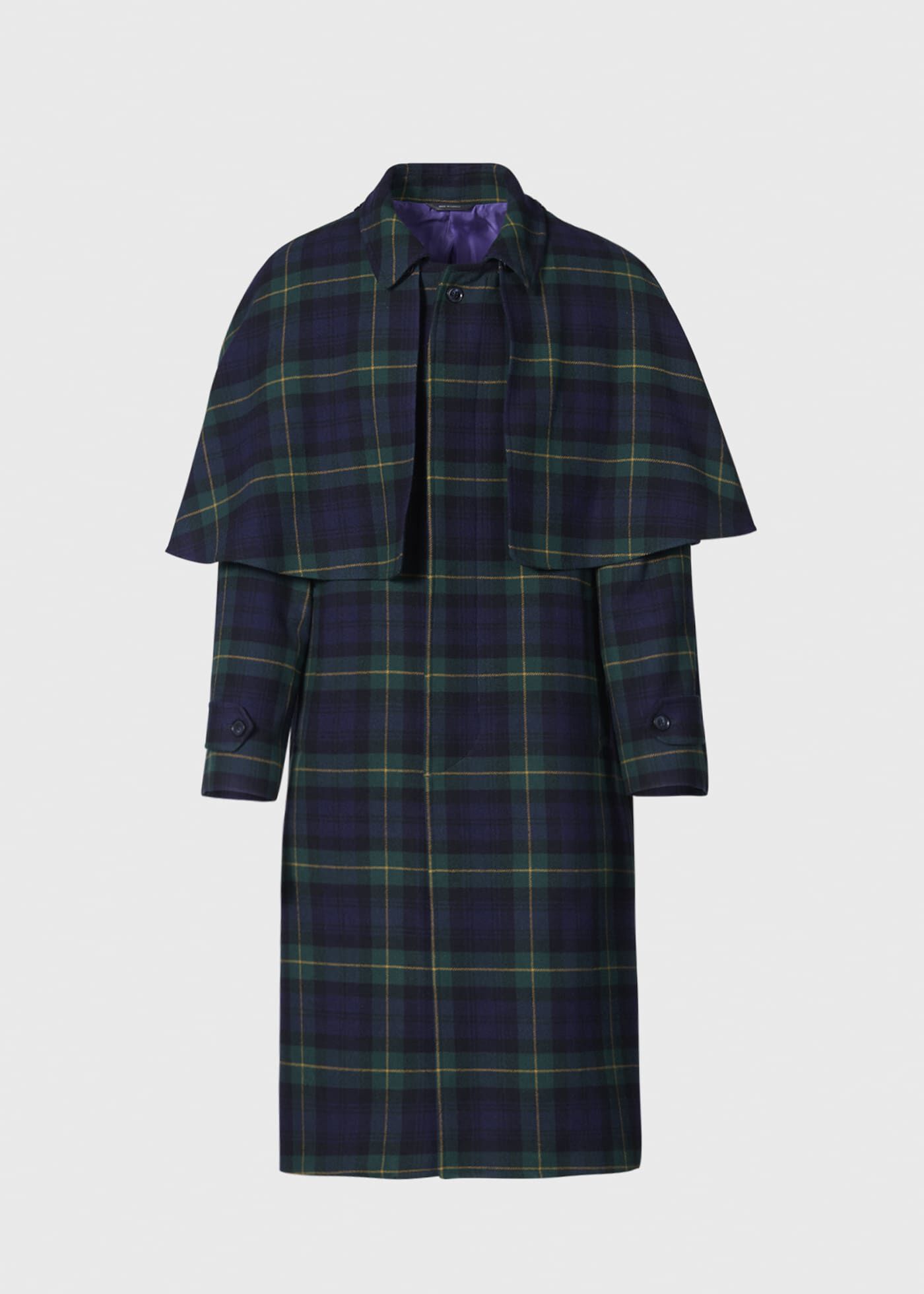 Tartan cape coat 2025