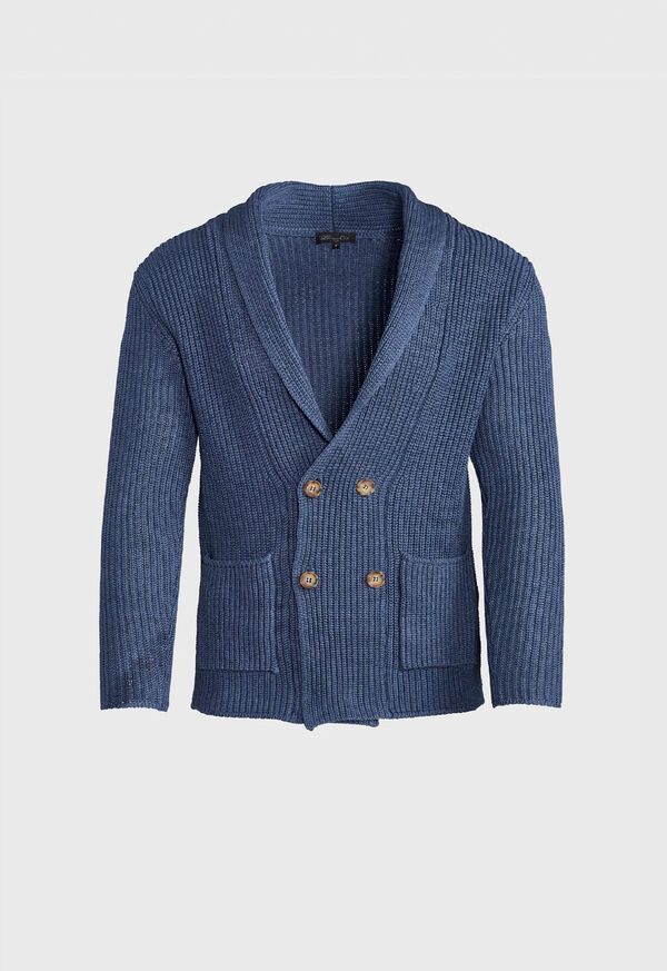 Paul Stuart Shawl Collar Sweater Jacket, image 1