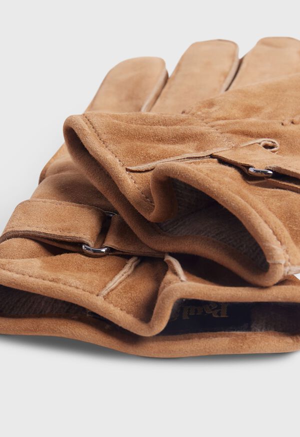 Paul Stuart Suede Chunky Saddle Stitch Glove, image 2
