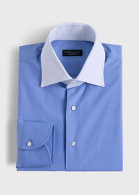 Paul Stuart White Contrast Collar Dress Shirt, thumbnail 1