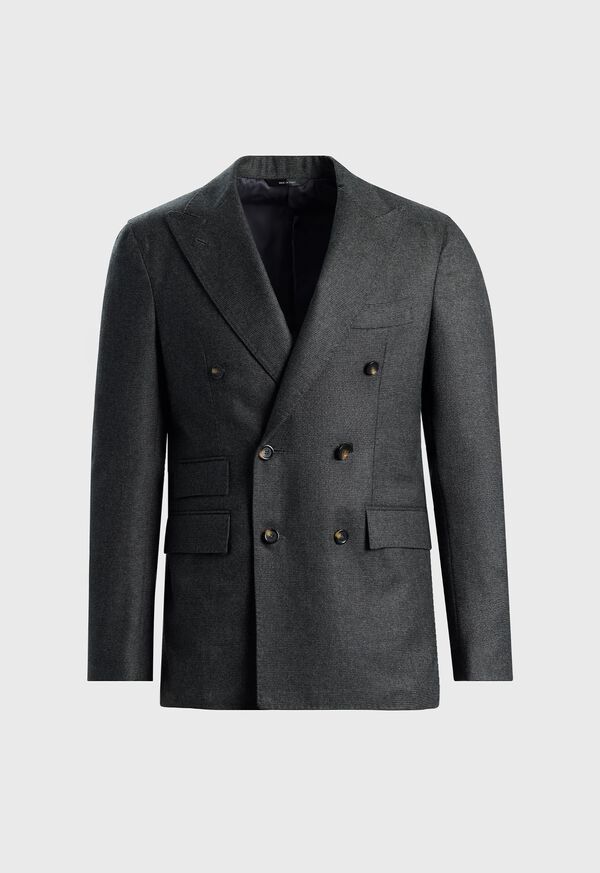 Paul Stuart Double Breasted Wool Houndstooth Suit, image 2