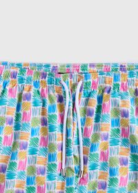 Paul Stuart Abstract Squares Swim Trunk, thumbnail 3
