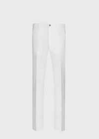 Paul Stuart White Linen Pant, thumbnail 1