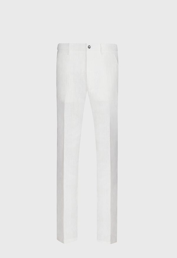 Paul Stuart White Linen Pant, image 1