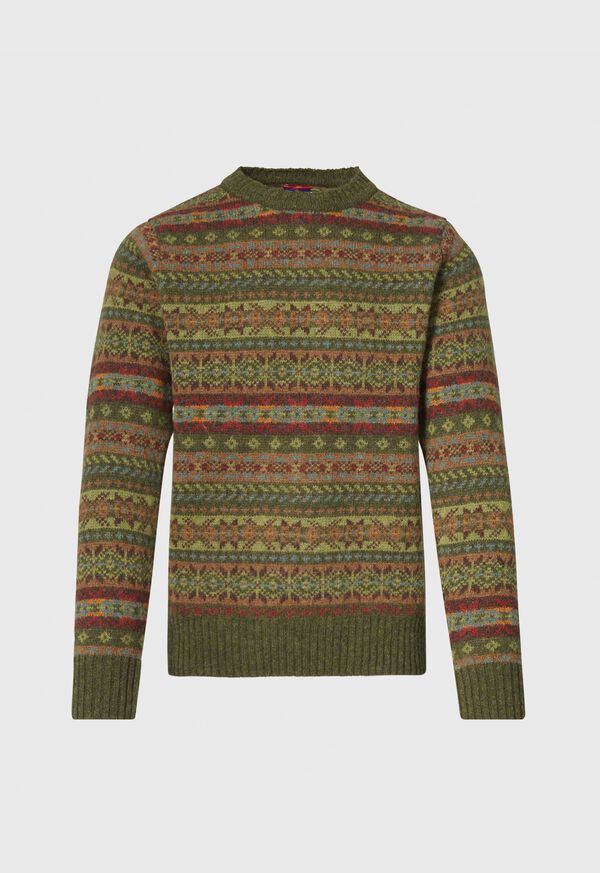 Paul Stuart Fair Isle Sweater, image 1