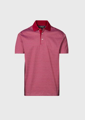 Paul Stuart Italian Cotton Micro Stripe Polo