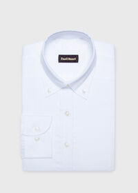 Paul Stuart Pique Classic Fit Cotton Button Down Shirt, thumbnail 1