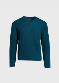 Paul Stuart Classic Alpaca Links V-Neck Sweater, thumbnail 10