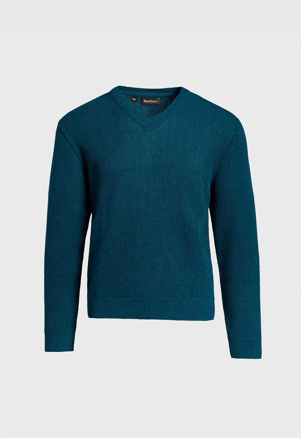 Paul Stuart Classic Alpaca Links V-Neck Sweater, image 10