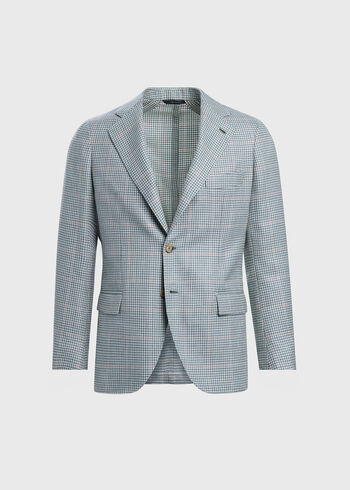 Paul Stuart Sage Plaid Jacket