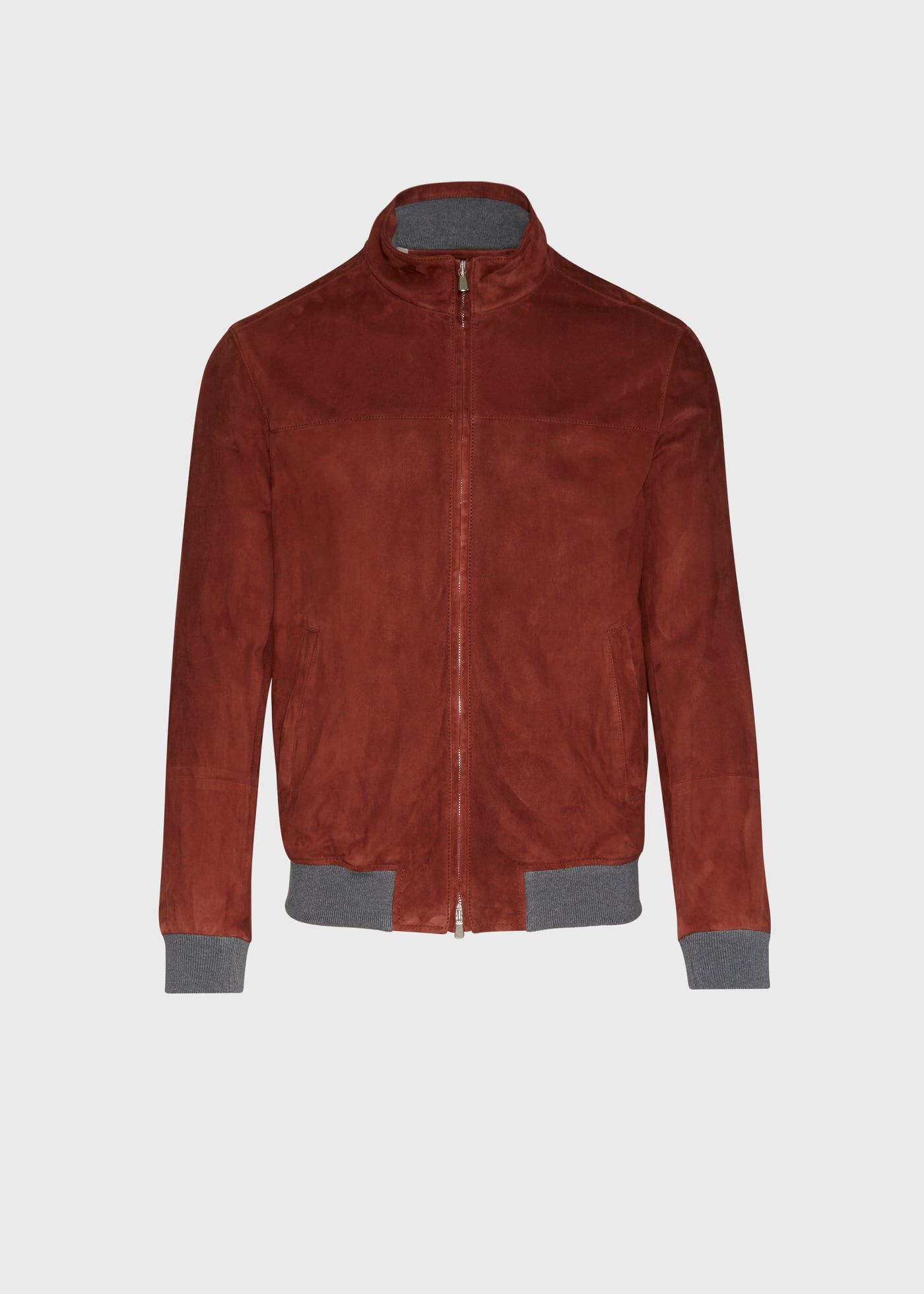 Maroon suede bomber shop jacket