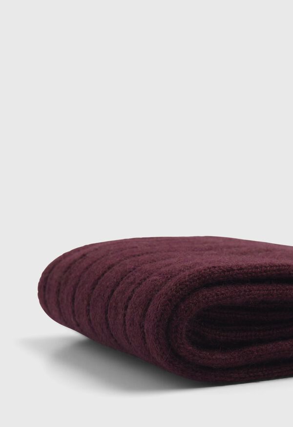 Paul Stuart Cashmere Ribbed Sock, image 2